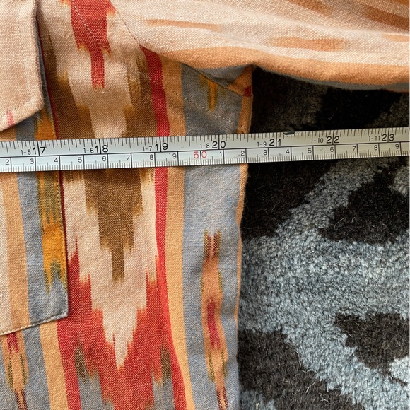 Freemans Sporting Club Ikat Snap Western Shirt Sz M Made in USA - Picture 8 of 8